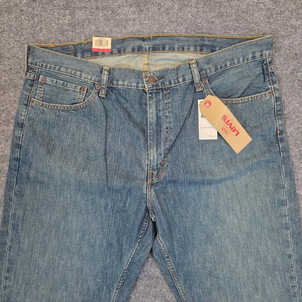 Levis 559 Relaxed Straight Jeans Mens 40x32 Blue Medium Wash Denim NWT